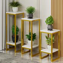 Bonsai display rack flower rack light luxury high-end orchid special rack potted living room high-end atmospheric flower art rack