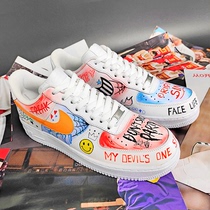 Sneakers graffiti custom shoes DIY Pikachu One Piece Naruto hand-painted color change explosion change comics two-dimensional