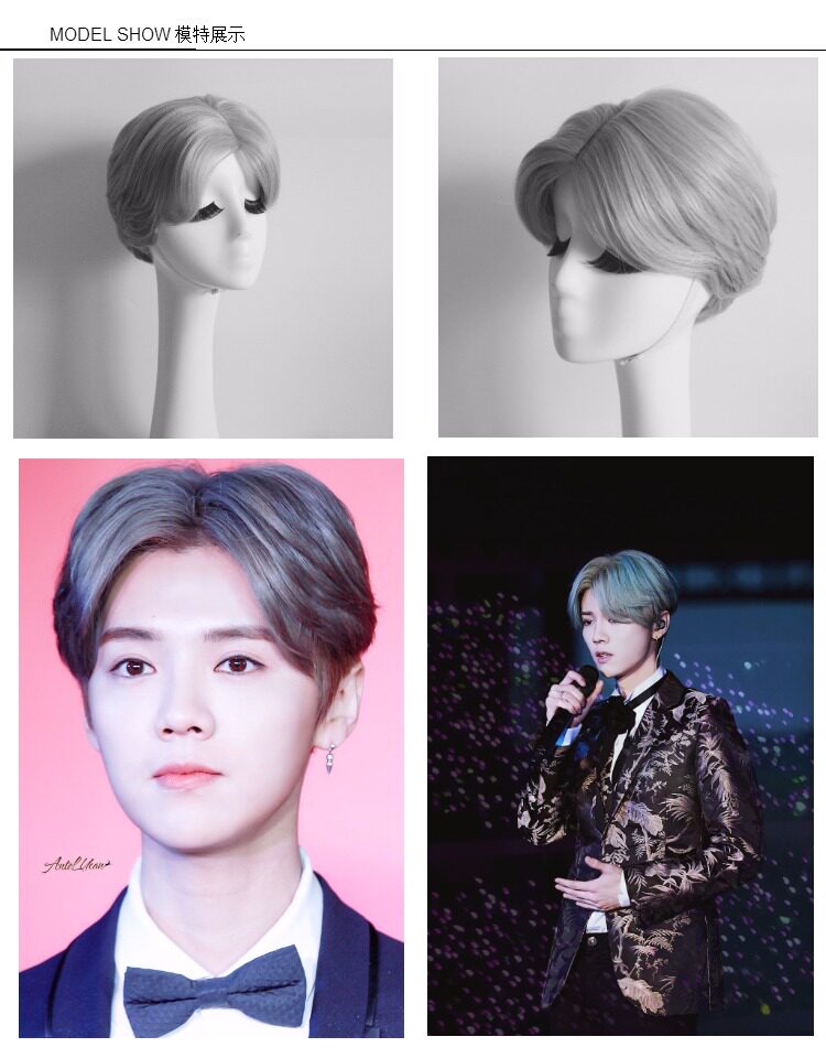 Perruque cheveux raides Court - Ref 2607483 Image 6