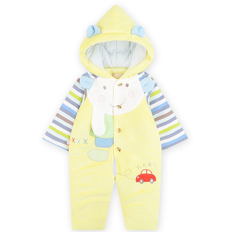 卡乐吉瑞比2018冬季新款婴儿服装男宝宝快乐