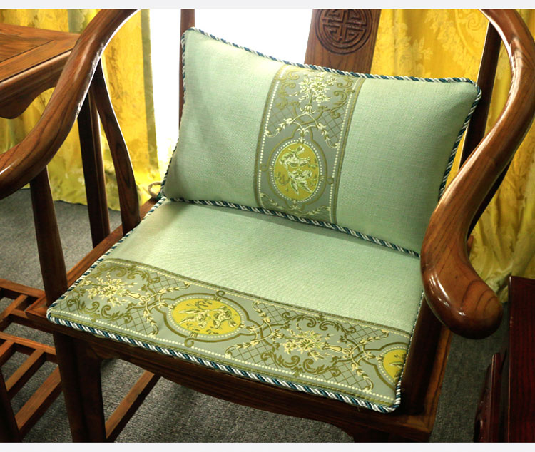 Trung Quốc gỗ gụ nội thất ghế sofa đệm gối đệm cổ điển rắn gỗ ăn ghế vòng ghế Taishi ghế đệm tùy chỉnh đệm ghế gỗ bằng da