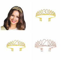 Girlfriend Wife 21-30-year 30 old birthday party Crown decoration arranged sweet and heady hair hoop mesh red gifts