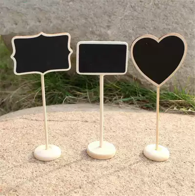 Best-selling wooden small blackboard Wedding birthday party decoration table number message board table decoration