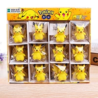 Голубая резиновая резина Pikachu 36 штук