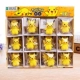 Голубая резиновая резина Pikachu 36 штук