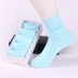 Vớ mùa thu và mùa đông Phụ nữ ống cotton bốn mùa vớ nữ thể thao màu trắng vớ màu khử mùi vớ sinh viên vớ cotton giữ ấm tất nữ cổ cao Vớ bông