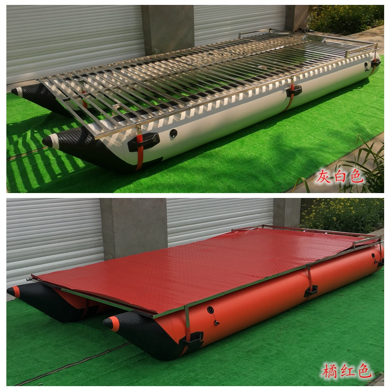 Thicken inflatable boat Sailing boat Float - boat Airbag Water Fishing Platform Body Ship