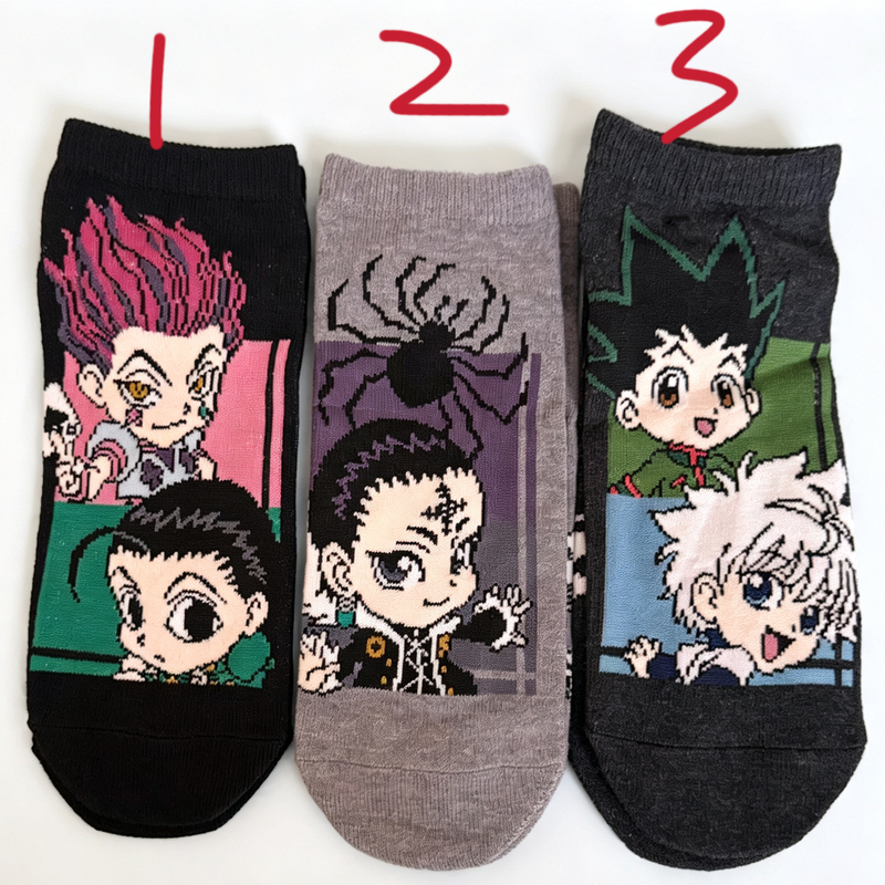 Ten Pairs with Free Shipping, Japanese Bulk Goods Hunter×Hunter Hunter Socks Gon, Hisoka, Kuroro Ten Pairs with Free Shipping, Japanese Bulk Goods Hunter×Hunter Hunter Socks Gon, Hisoka, Kuroro