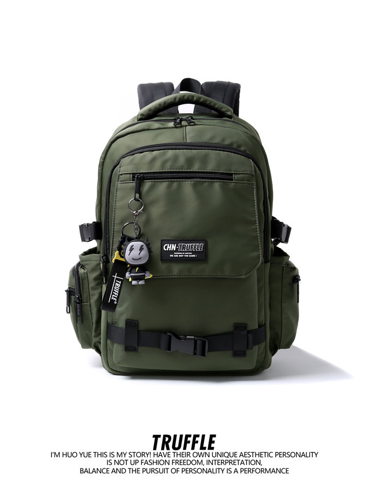 Truffle Backpack Men's Large Capacity 2025 New Model Junior High School Students High School College Students School Bag Travel Backpack Women