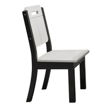  Net celebrity ins Light luxury household solid wood dining chair Simple modern chair backrest leather chair octagonal chair casual restaurant