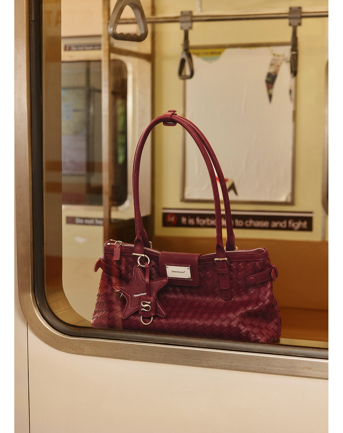 SmoSmos Woven Underarm Bag