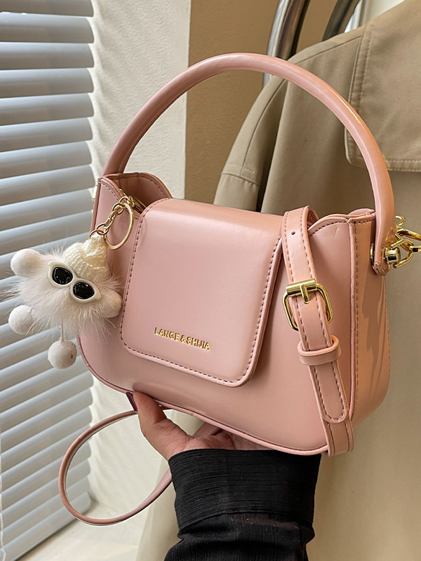 Mk Da Genuine Leather Cute Handbag for Women 2024 Spring and Summer New Fashion Small Square Bag Versatile Shoulder Crossbody Bag