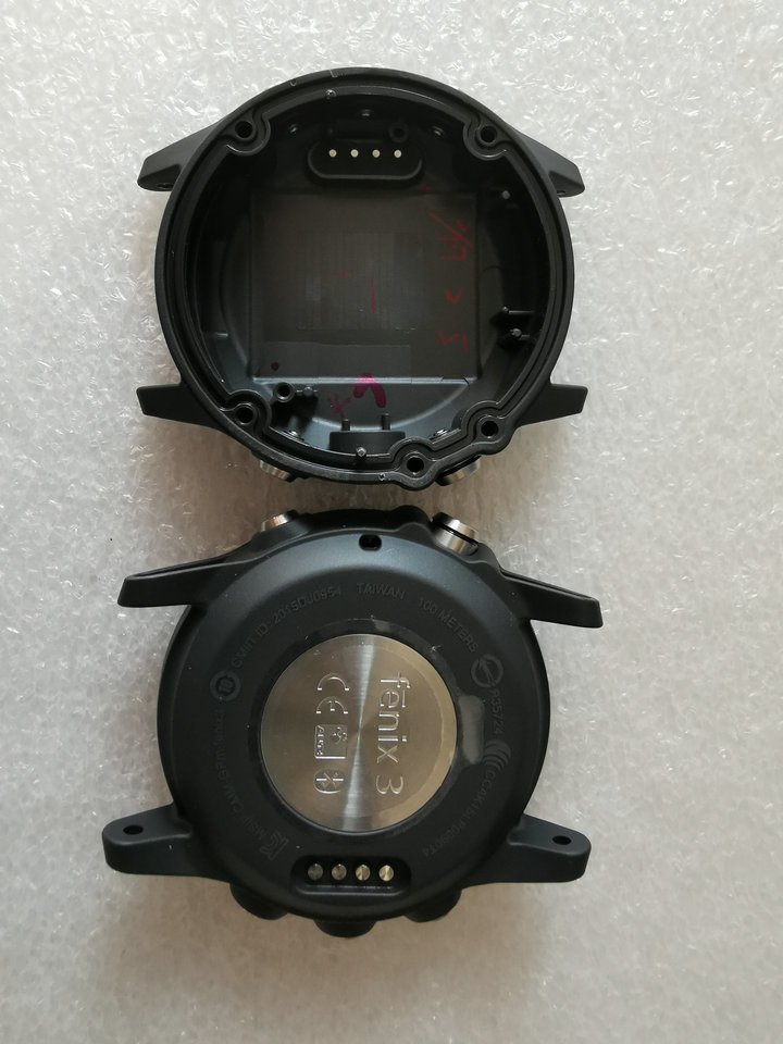 Original dress brand new Garmin Jiaming flying resistant 3fenix3 silver titanium alloy with battery rear cover watches accessories