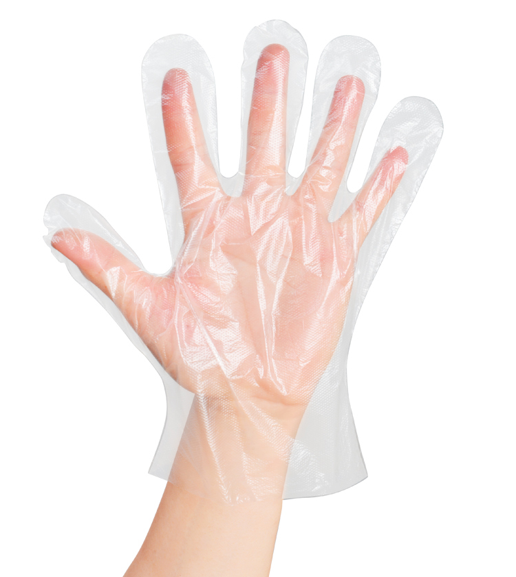 Thickened Disposable Gloves Catering Meme Food Beauty Salon Transparent Plastic PE Film Home Durable Waterproof