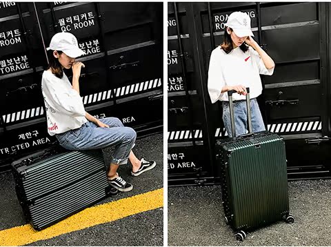 Trường hợp xe đẩy Kangaroo chính hãng Nữ dễ thương Nhỏ tươi Đại học Sinh viên 24 inch Phù hợp với Nam 26 inch Cô gái đi du lịch 20 vali kéo cao cấp