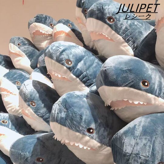 Japanese Shark Pillow Doll Plush Toy Doll Birthday Gift for Girlfriend Leg-Clamping Sleeping Pillow