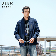 Куртка jeep/吉普旗舰店外套男春秋流秋季男士夹克百搭休闲运动秋装上衣