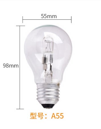 A55 high temperature resistant bulb oven bulb E27 screw mouth A60 insulated display case special a19 insulated halogen lamp