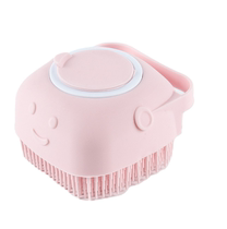 Pet bath brush silicone massage bath bath brush cat bath brush dog shower gel bath rub back rub artifact