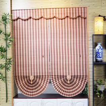 Set to make sector bamboo curtain roller shutter curtain day style bamboo blinds hotel bamboo curtain decoration tea building door curtain partition roller shutters