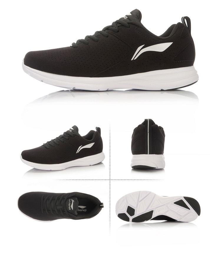 Li Ning hàng đầu trang web chính thức giày thể thao nam 2019 mùa thu mới giày chạy nhẹ nhẹ giày du lịch thông thường - Giày chạy bộ giày anta