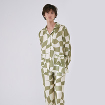 Not JUST Pajama True Silk Sleeping Mens Sang Silk Home Suits Suit Long Sleeve Send Boyfriend Husband