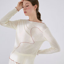 Not JUST Pajama100 % cotton wool pyjamas womens home conserved long sleeves headblouses can be worn out