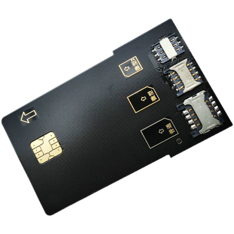 SIM 卡托Nano卡Micro三合一转接板 移动写卡转接板 三卡槽转接卡