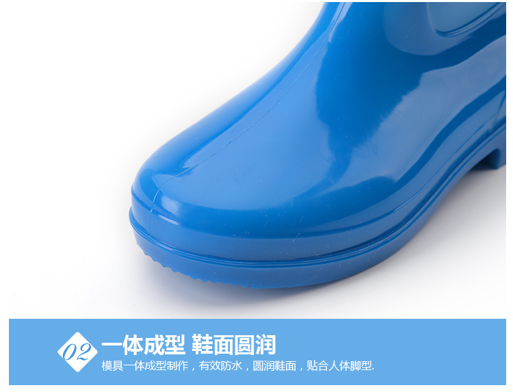 Giày ống ngắn đi mưa nữ ống chống mưa giày đế thấp giúp giày không thấm nước cho nam và nữ giày nhựa mềm giày nữ đi mưa thời trang