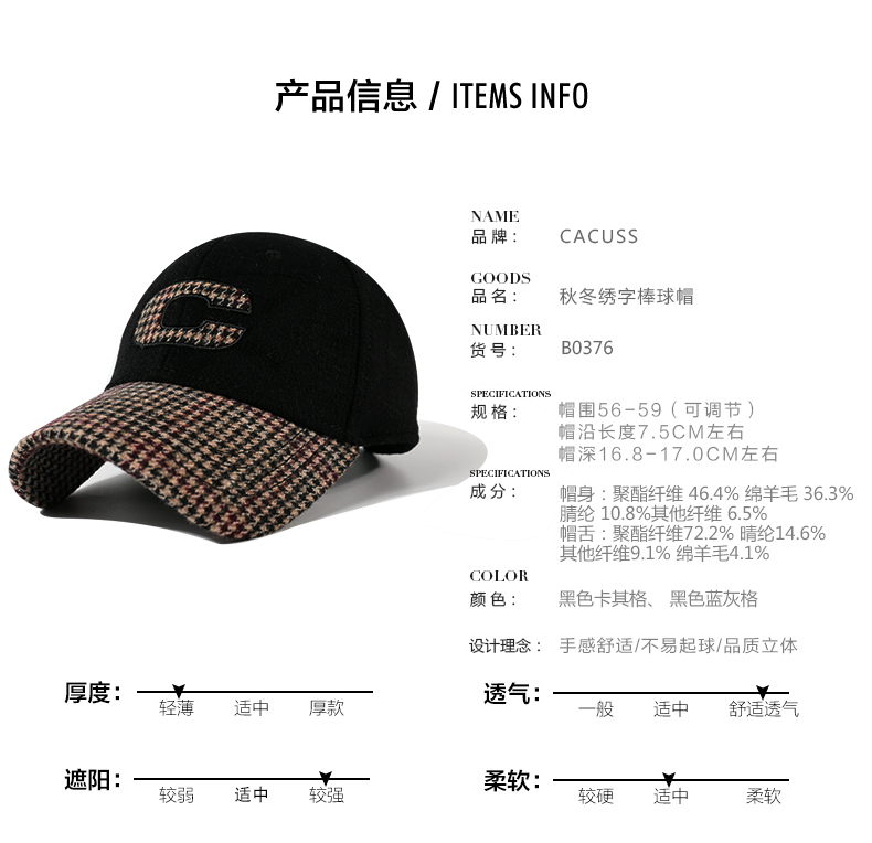 Chapeau pour femme CACUSS - Ref 3233232 Image 9