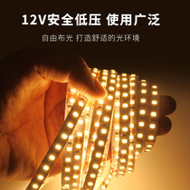 led lamp with 12V volt low pressure 2835 ultra bright patch decoration counter 24V light box soft light strip dimming self-adhesive