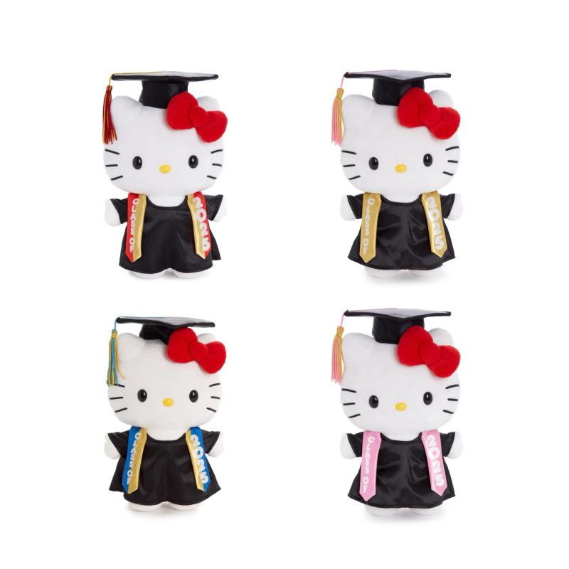 Sanrio Hello Kitty American Version Graduation Commemorative Plush Pendant Doll