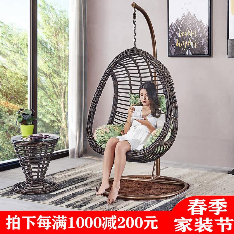 Balcony Hanging Basket armchair Hanging Chair Bird Nest Floor Indoor Net Red Rocking Chair Sloth Chair Indoor Hammock Cradle Chair