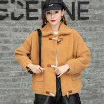 2019 autumn and winter New Korean fashion Joker sweater women loose imitation mink velvet short cardigan coat