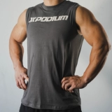 Модная комфортная дышащая летняя сверхлегкая майка подходит для мужчин и женщин без рукавов для отдыха