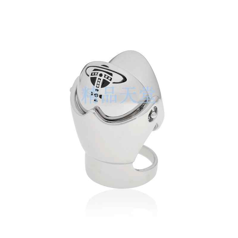Premium Paradise Saturn Classic Armor Ring Black Authentic European and American Punk Planet Joint Couple Vintage