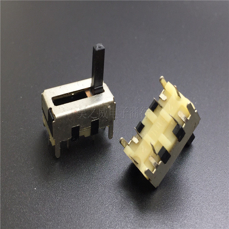 Total length 16MM straight slide pusher two-channel potentiometer B100K stroke 10MM handle length 10MM toy potentiometer