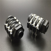 6 35 microphone base audio amplifier audio microphone socket rod box audio microphone socket copper foot distance 17MM