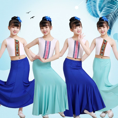 Детский костюм, детская юбка, рыбий хвост