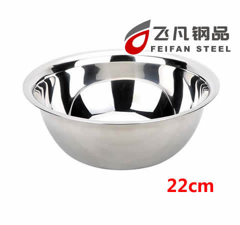 22cm thickened round stainless steel pot soup pot egg beater pot serving dish kitchen baking iron pot household