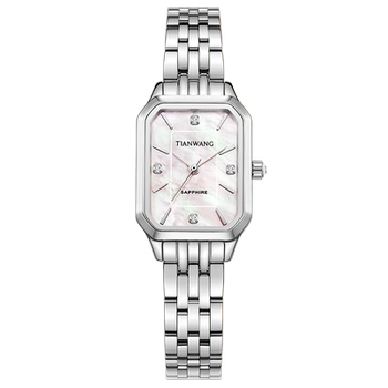 King of fritillary streamer small square watch for women