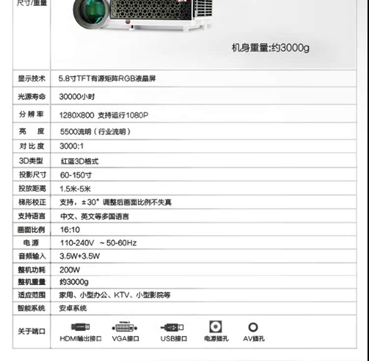 Double 12 Khuyến mãi Thunder Cannon 96+ Máy chiếu Home HD 1080p Không dây wifi Điện thoại di động Máy chiếu tại nhà Smart 4K Không có TV Màn hình 1080P Đầu tư trực tiếp vào ban ngày