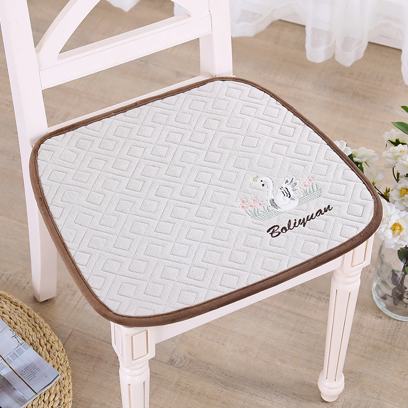 Brief Thickening single cushion breathable thin dining chair Mat Cloth Art Purple Fields Garden Cushion Office Computer Anti Slip Chair Cushion-Taobao