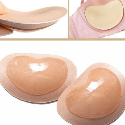 Underwear pad female chest paste chest pad thickened sponge silicone paste inserts bikini special chest paste
