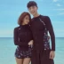 Cặp đôi thể thao chia tay áo tắm wetsuit sứa quần áo lướt nữ áo tắm ba mảnh dây kéo bộ đồ đôi đi biển đẹp Vài đồ bơi
