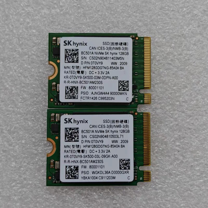 Sk Hynix Bc501/511 128g 256g M.2 2230 Pcie Nvmessd Solid State Drive