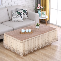 New pastoral fabric Curry lace coffee table cover table cloth TV cabinet cover cloth bedside table rectangular living room
