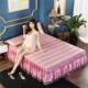 Mùa hè lụa băng mat mat 1,8 m ba mảnh giường váy ren bedspread mùa hè châu Âu điều hòa không khí mat gấp đôi - Thảm mùa hè nệm hơi nước cho người bệnh