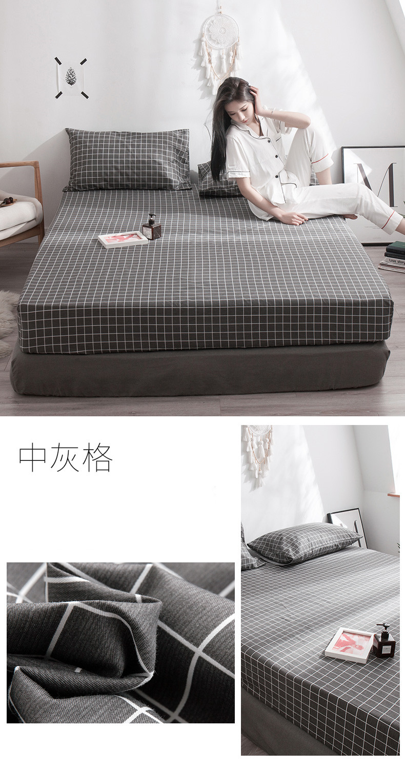 Giường bông Gói bưu kiện đơn ba bộ trải giường 1,8 m Trải giường Simmons mat nệm 1.2 - Trang bị Covers 	ga chun trải giường 2mx2m2	