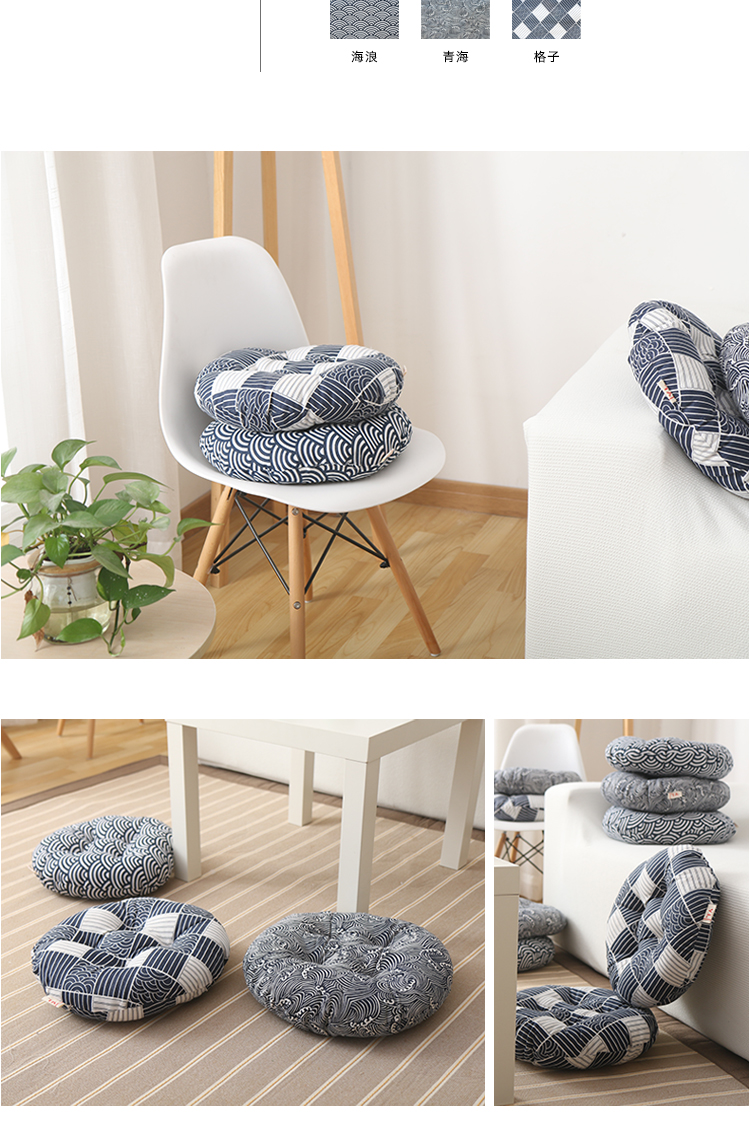 Kiểu Nhật tatami futon đệm vải phòng khách cửa sổ vịnh tiểu dày đệm sàn vòng chè nhà tuba - Ghế đệm / đệm Sofa mẫu đệm ghế